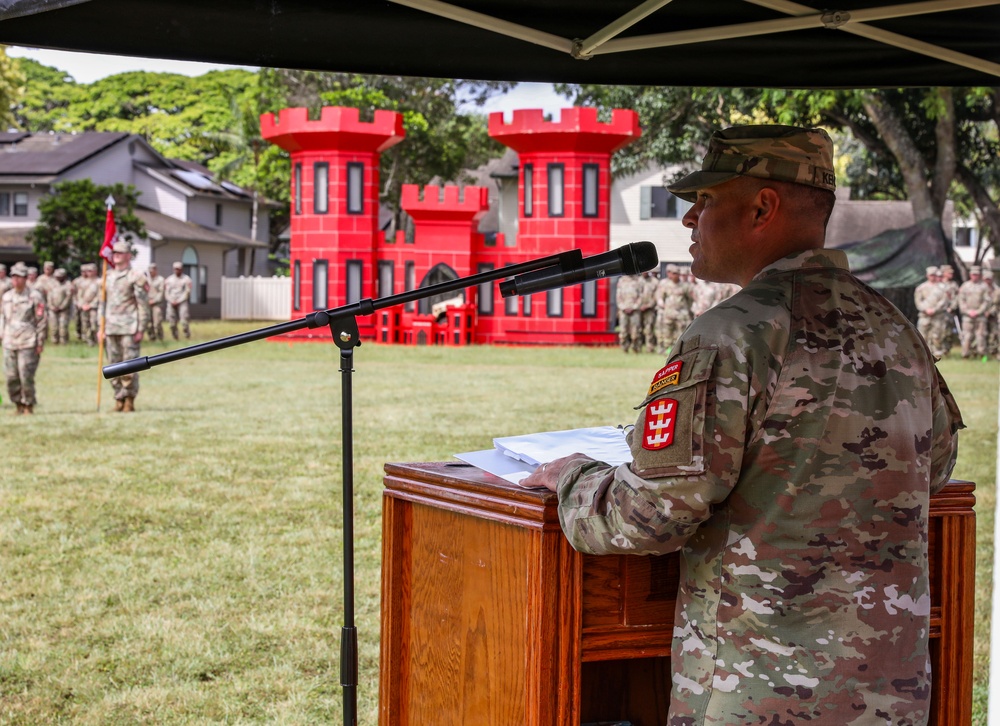 Never Daunted battalion conducts change of command ceremony