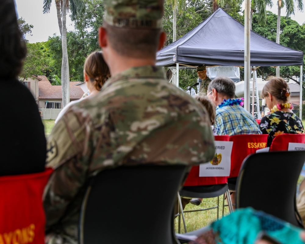 Never Daunted battalion conducts change of command ceremony