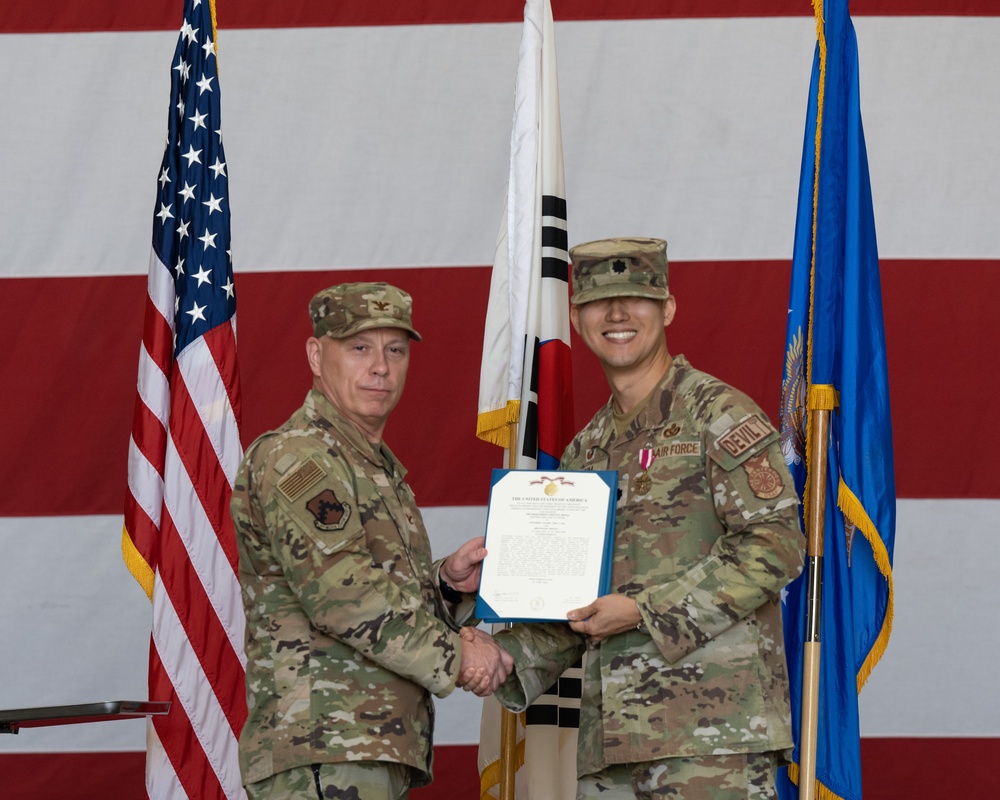 8th Civil Engineer Squadron change of command 2024