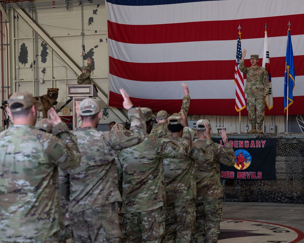 8th Civil Engineer Squadron change of command 2024