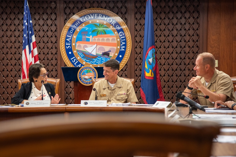 Civil-Military Coordination Council Meeting convened at the Ricardo J. Bordallo Complex in Adelup
