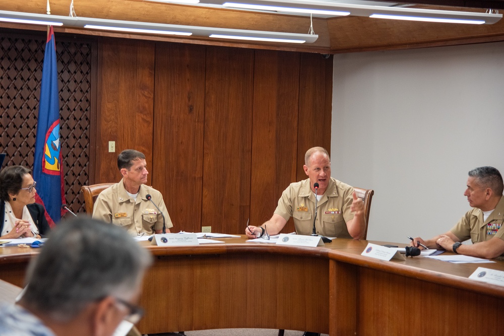 Civil-Military Coordination Council Meeting convened at the Ricardo J. Bordallo Complex in Adelup