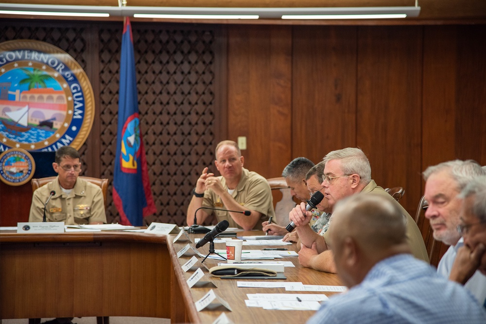 Civil-Military Coordination Council Meeting convened at the Ricardo J. Bordallo Complex in Adelup