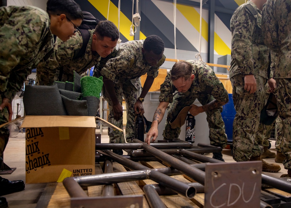 ESL Sailors participate in a tour of the Charles Darwin University Technical and Further Education Campus
