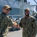 ESL Sailor Reenlist Aboard RAN Vessel