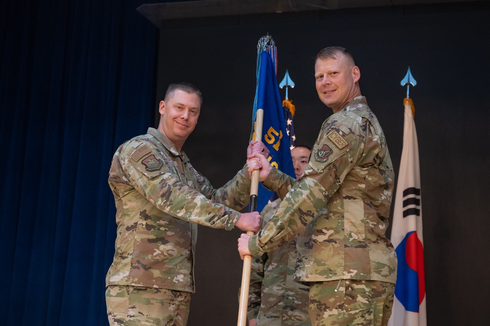 51st Communications Squadron hosts change of command 2024