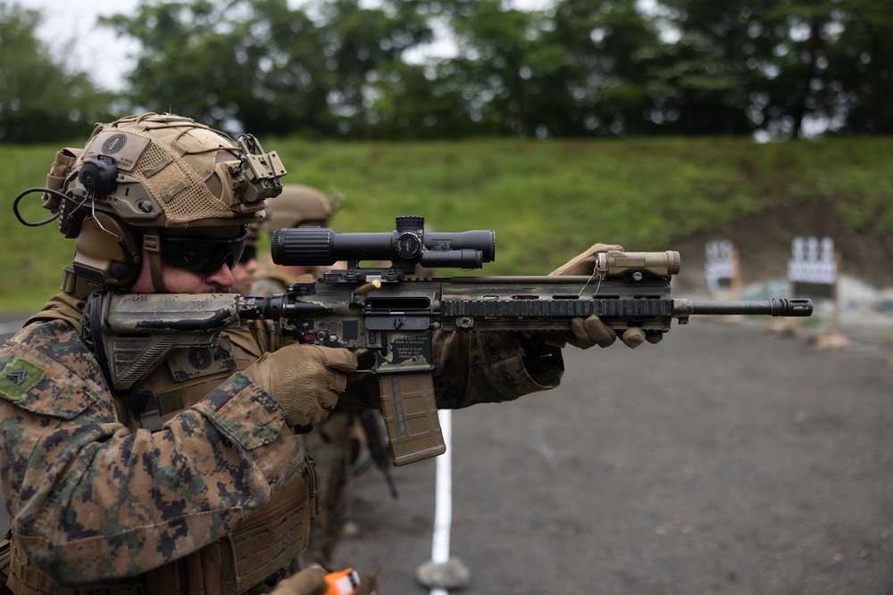  4th Marines Fire away on Unknown Distance and Short Bay Ranges During Fuji Viper 24.3   