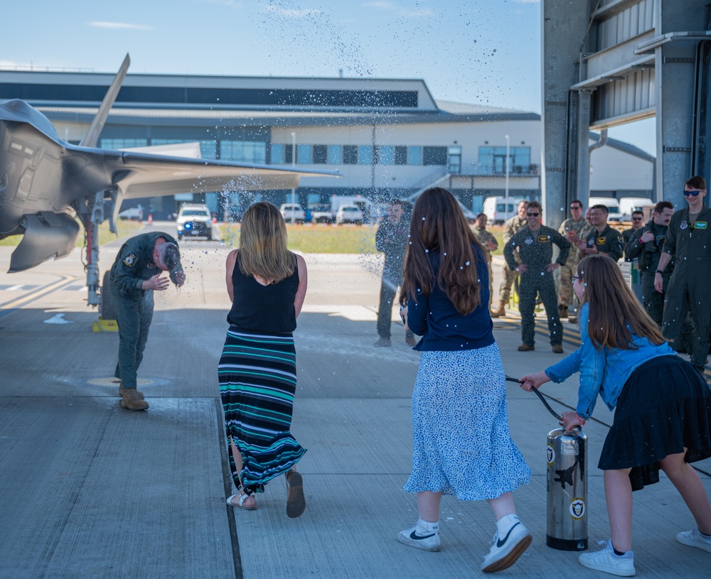 48th FW commander Brig. Gen. Joseph Campo’s Fini Flight