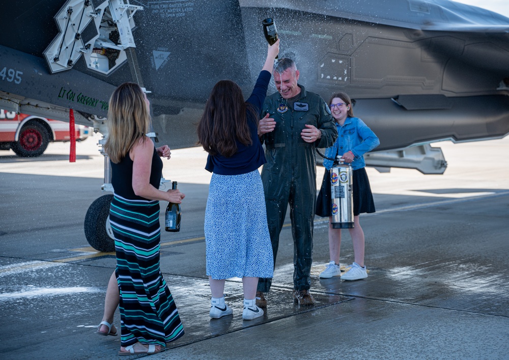 48th FW commander Brig. Gen. Joseph Campo’s Fini Flight