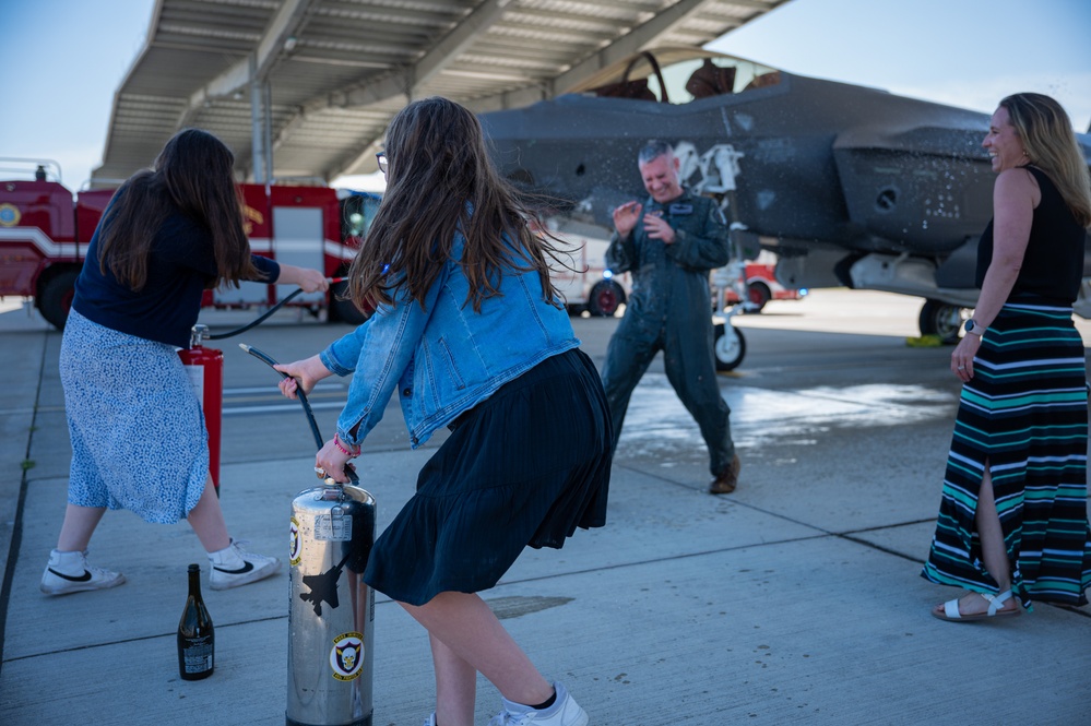 48th FW commander Brig. Gen. Joseph Campo’s Fini Flight