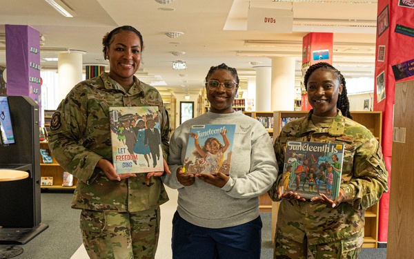 Ramstein Library hosts Juneteenth book reading