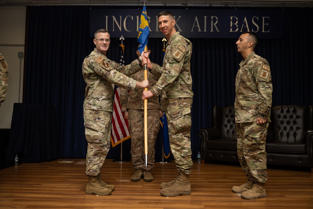 39th Civil Engineer Squadron hosts a change of command