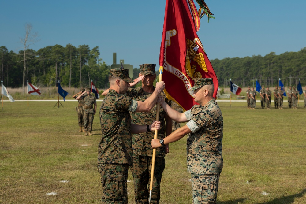 Marine Air Control Squadron 2 change of command ceremony