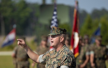 Marine Air Control Squadron 2 change of command ceremony