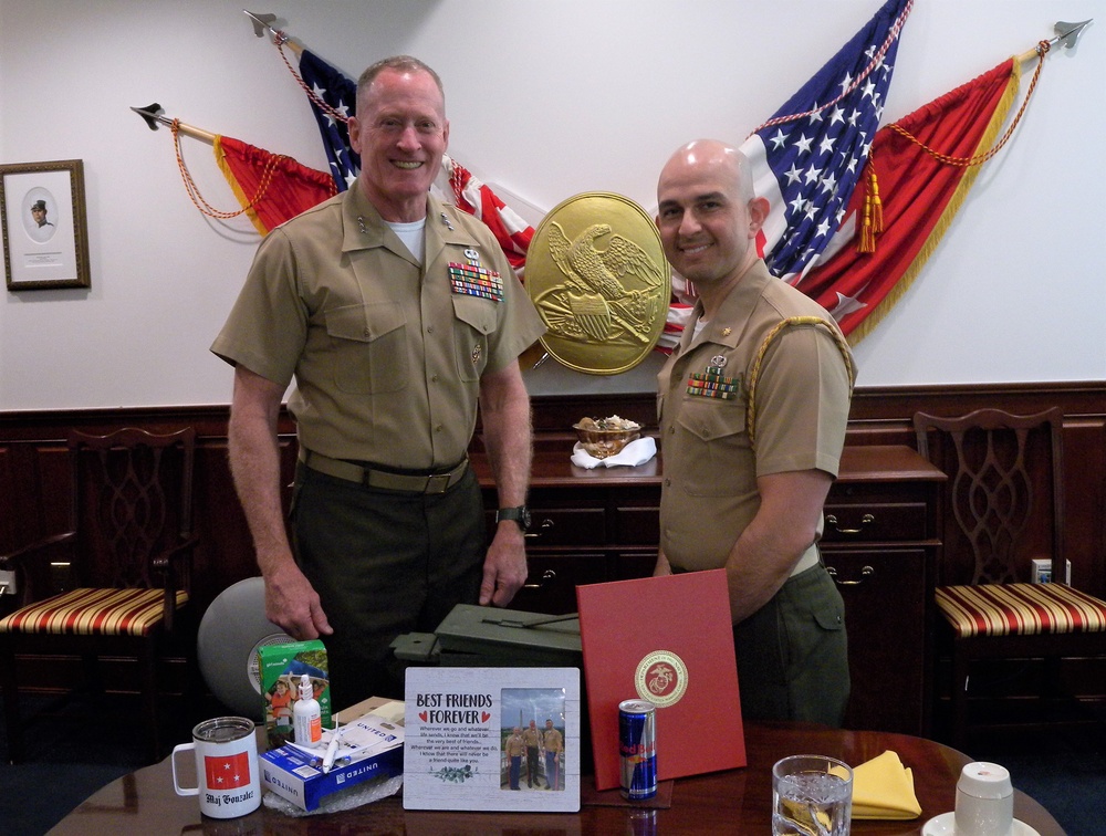Installations and Logistics Aide De Camp Receives Meritorious Service Medal Award