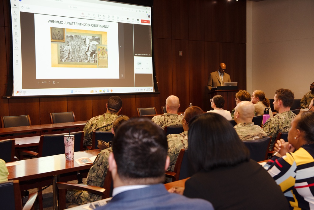 Walter Reed Hosts Juneteenth Presentation