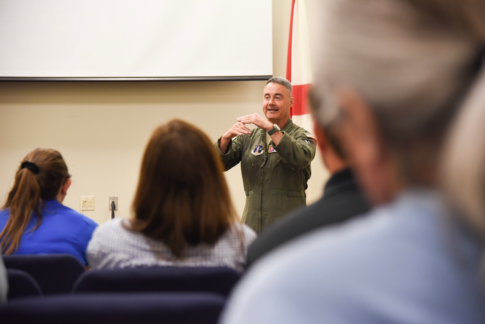 Local business leaders fly in refueling mission