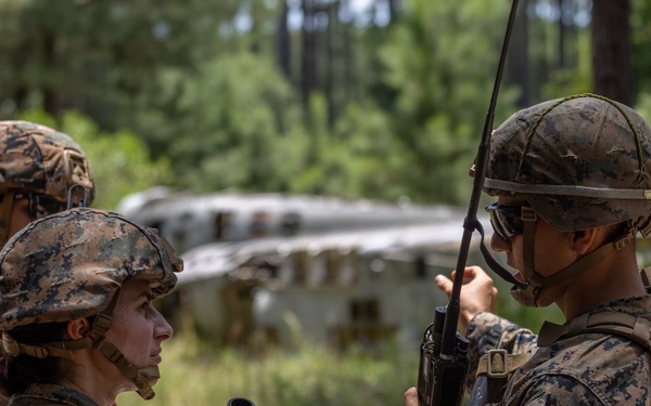 MWSS-273 conducts aircraft recovery training at Townsend Bombing Range