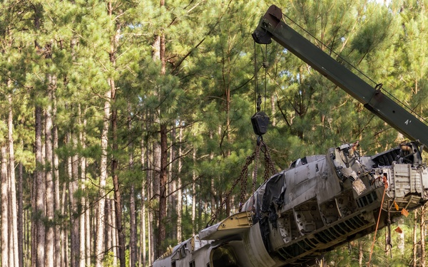 MWSS-273 conducts aircraft recovery training at Townsend Bombing Range