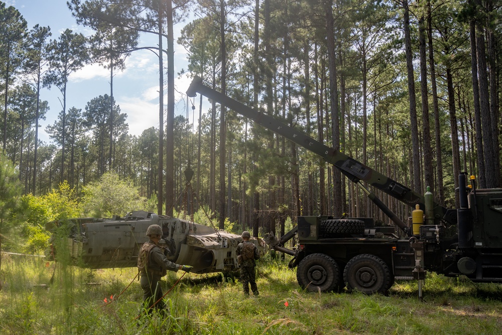 MWSS-273 conducts aircraft recovery training at Townsend Bombing Range