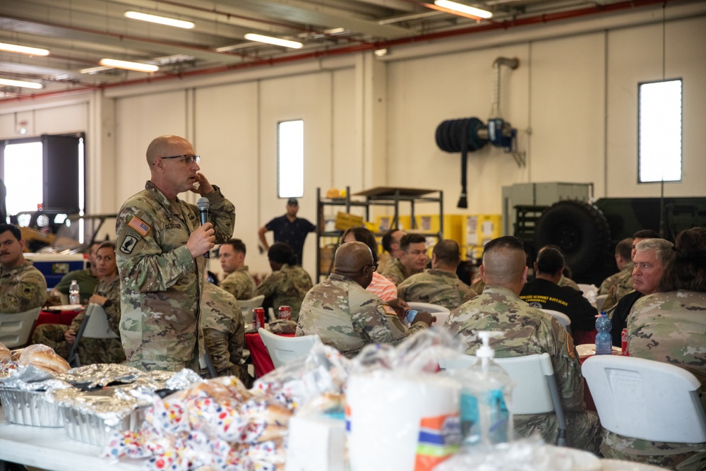 U.S. Army Southern European Task Force, Africa chaplains host resilience lunch