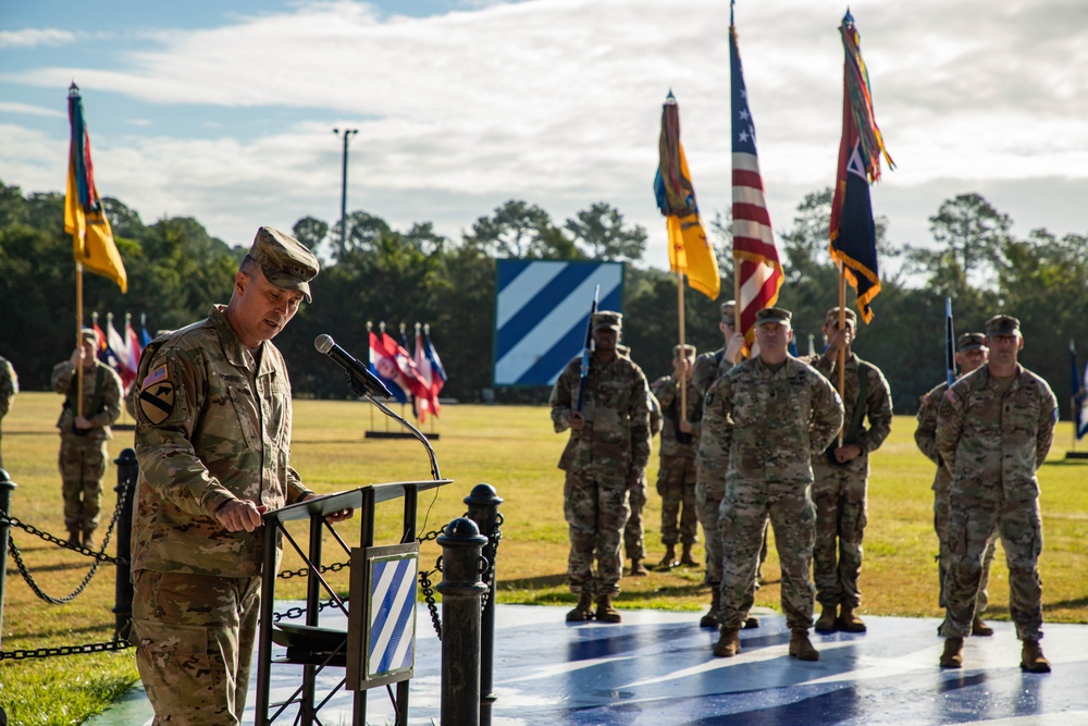 3rd Infantry Division, 2nd Armored Brigade Combat Team uncasing ceremony