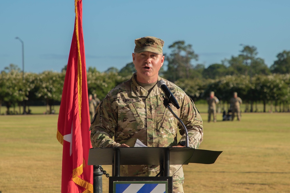 3rd Infantry Division, 2nd Armored Brigade Combat Team uncasing ceremony