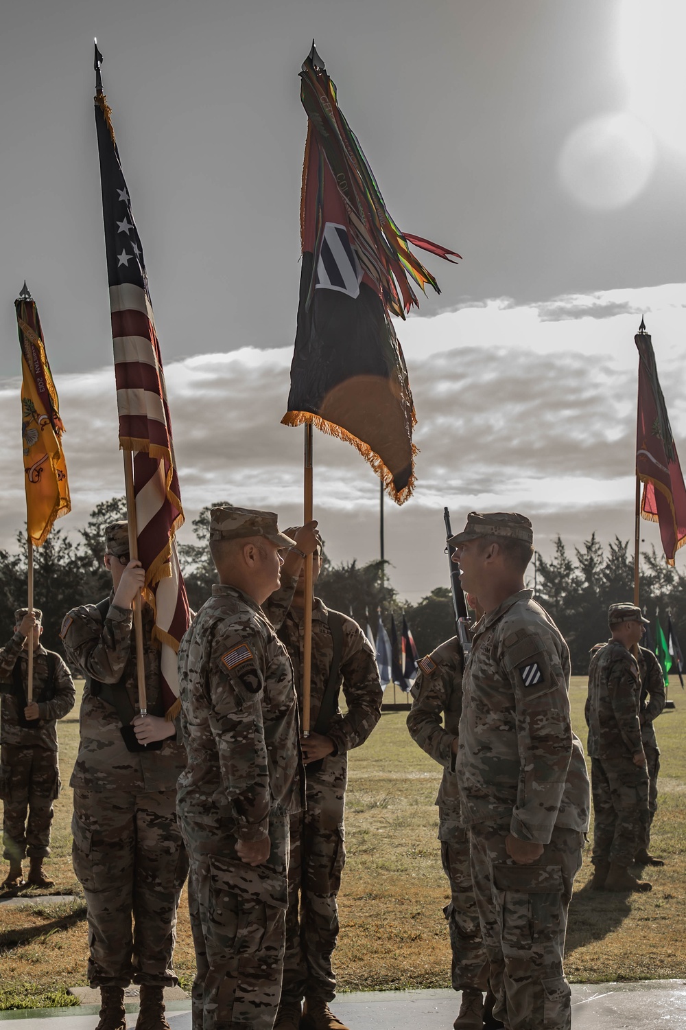 3rd Infantry Division, 2nd Armored Brigade Combat Team uncasing ceremony