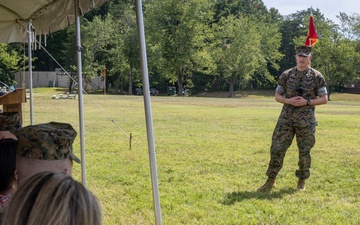 Combat Instructor Battalion change of command ceremony