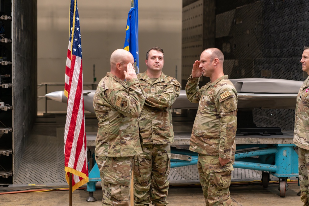 Sabat assumes command of 716th Test Squadron