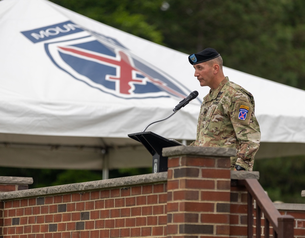 10th Mountain Division Artillery Change of Command Ceremony