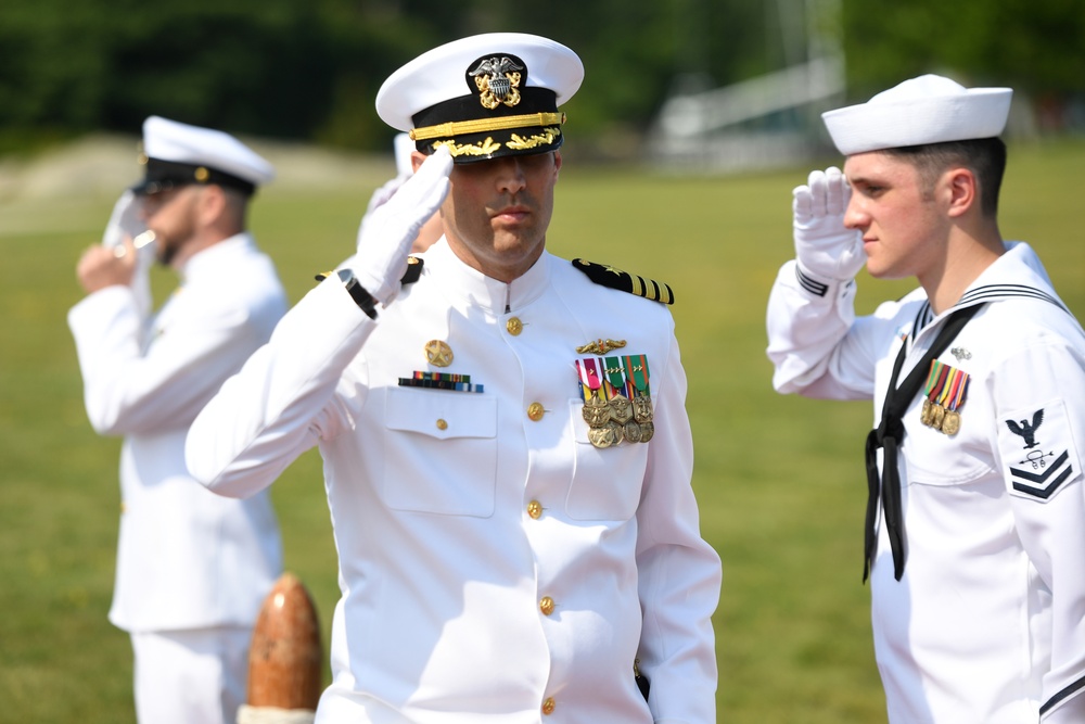 PCU Iowa Change of Command Ceremony