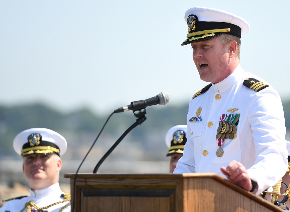 PCU Iowa Change of Command Ceremony