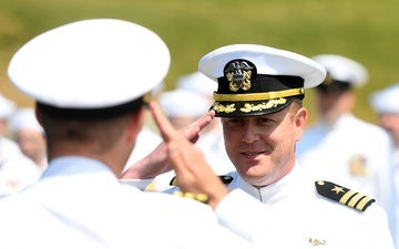 Future USS Iowa holds change-of-command ceremony