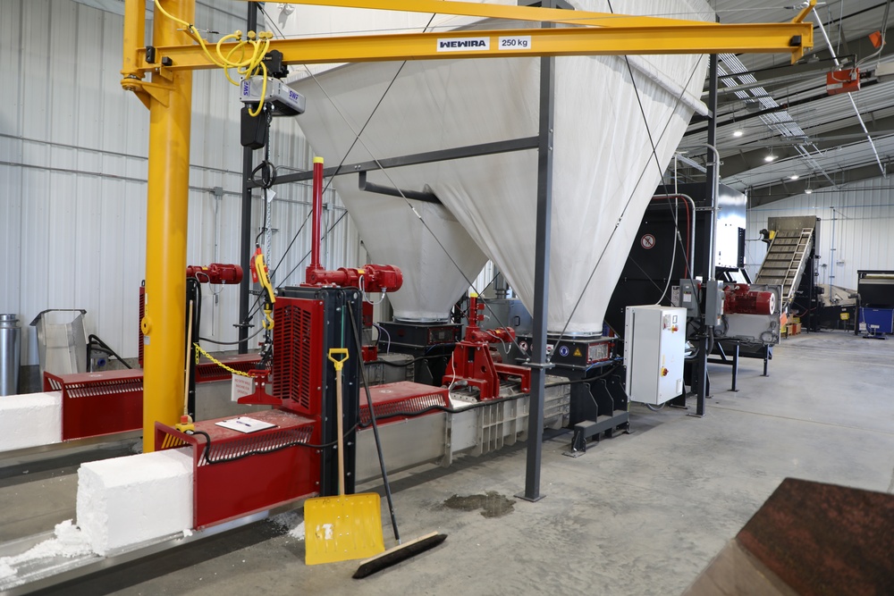 Foam Compression in the Solid Waste Recycling Facility at Iowa Army Ammunition Plant