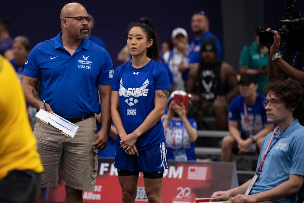 U.S. Air Force competes at powerlifting event during the DoD Warrior Games 2024