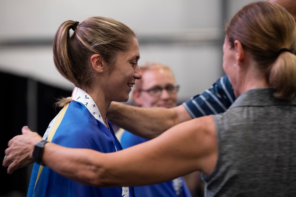 U.S. Air Force competes at powerlifting event during the DoD Warrior Games 2024