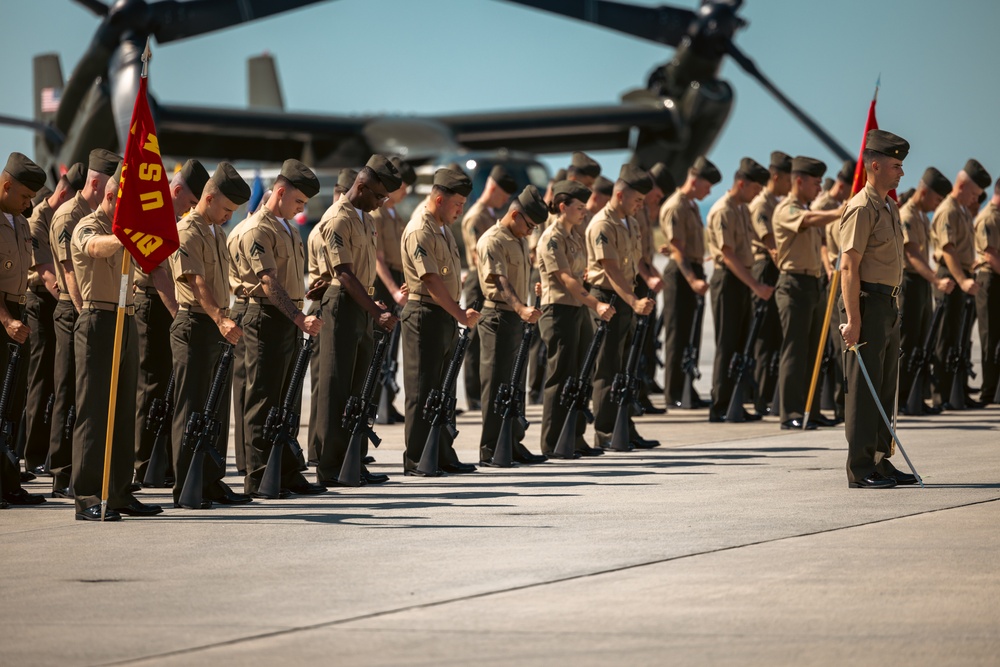 Marine Helicopter Squadron One Hosts a Change of Command Ceremony for Col. Bradley Harms