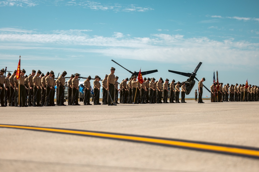 Marine Helicopter Squadron One Hosts a Change of Command Ceremony for Col. Bradley Harms