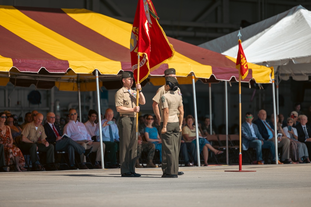 Marine Helicopter Squadron One Hosts a Change of Command Ceremony for Col. Bradley Harms