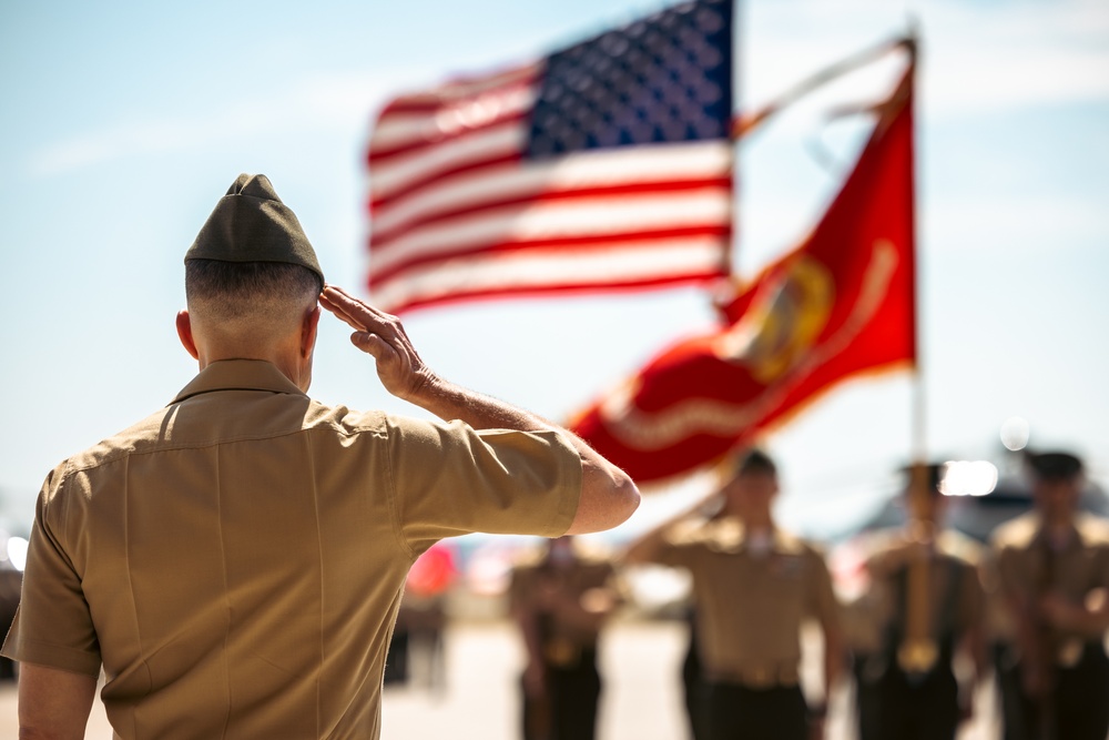 Marine Helicopter Squadron One Hosts a Change of Command Ceremony for Col. Bradley Harms