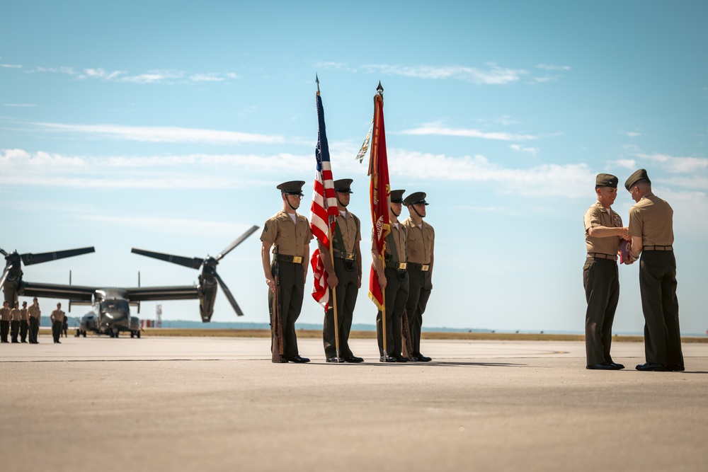 Marine Helicopter Squadron One Hosts a Change of Command Ceremony for Col. Bradley Harms