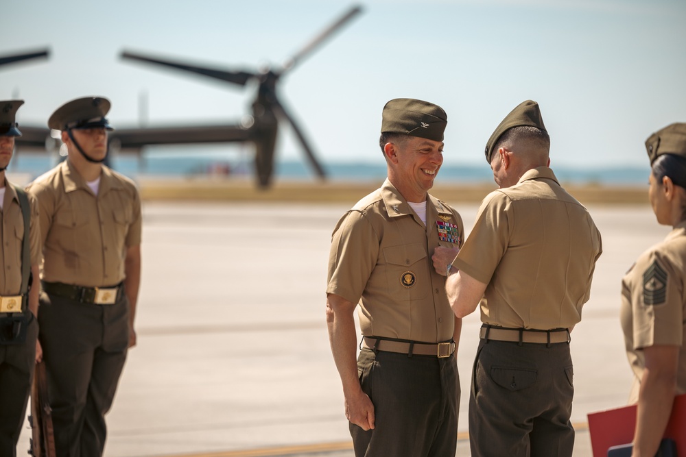 Marine Helicopter Squadron One Hosts a Change of Command Ceremony for Col. Bradley Harms