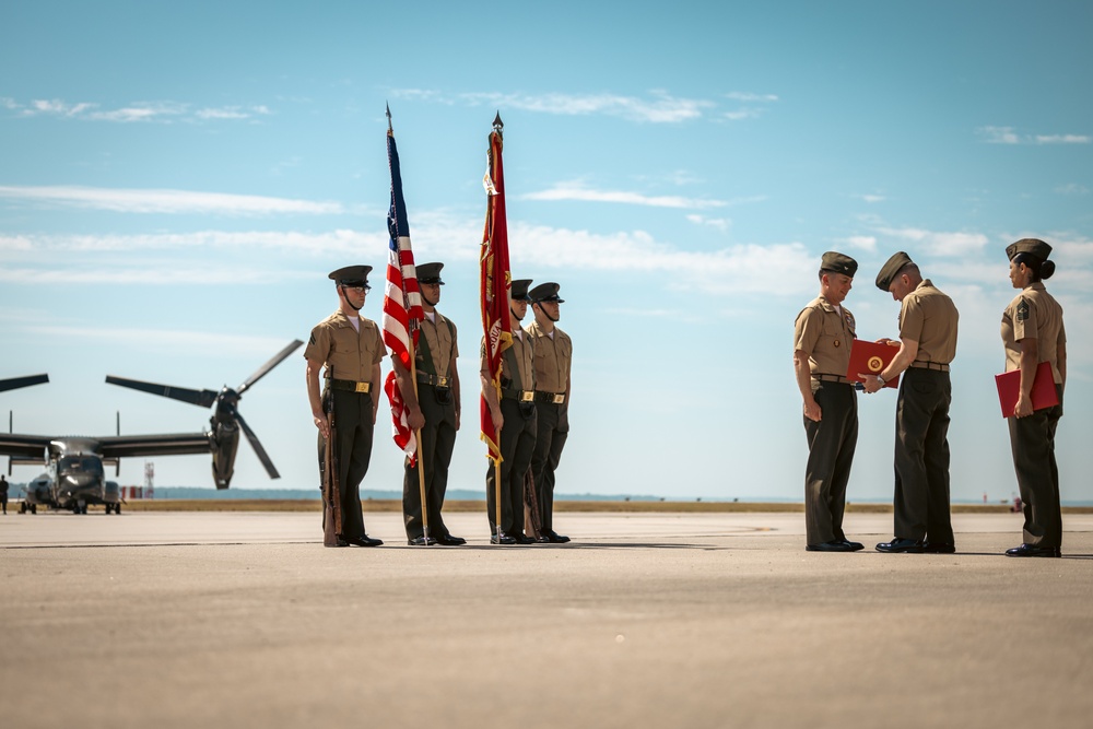 Marine Helicopter Squadron One Hosts a Change of Command Ceremony for Col. Bradley Harms