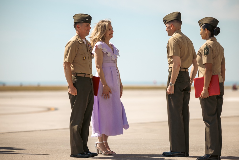 Marine Helicopter Squadron One Hosts a Change of Command Ceremony for Col. Bradley Harms