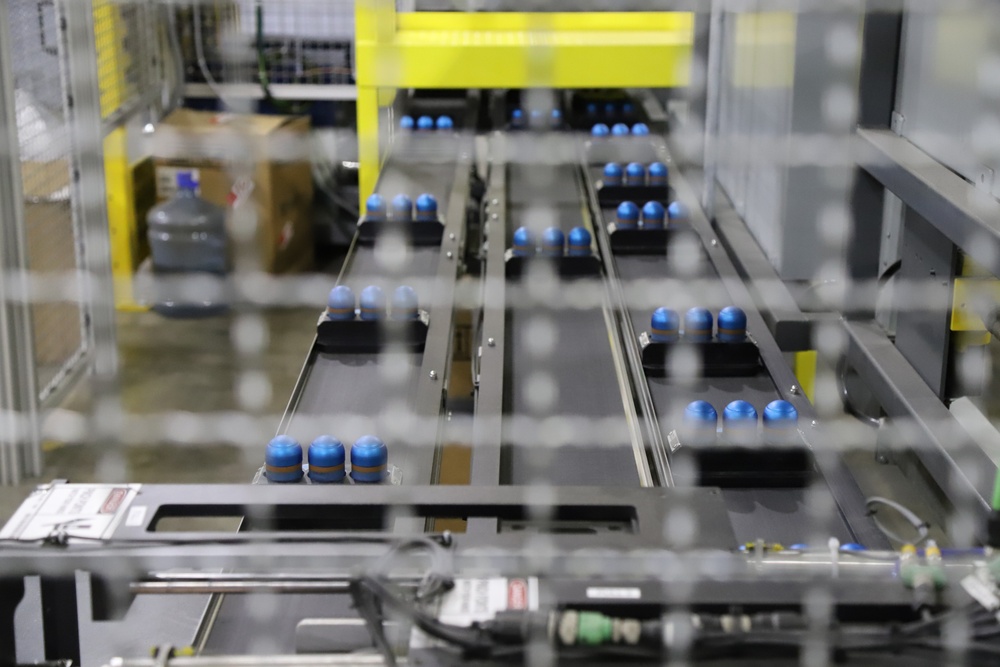 Training grenade production at Iowa Army Ammunition Plant