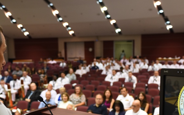 Commander Moss Speaks at NTAG ORV Change of Command
