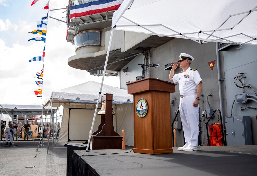 USS George H.W. Bush (CVN 77) Change of Command Ceremony