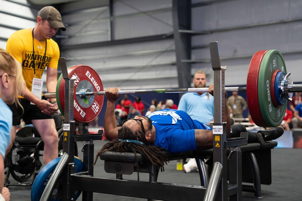 2024 Warrior Games | Powerlifting | Air Force | 1st Lt Houston Thomas