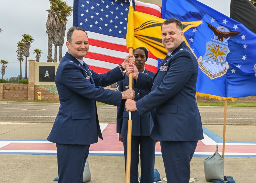 2nd Space Launch Squadron's Change of Command